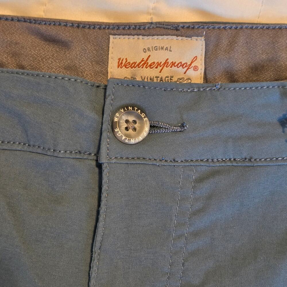 NWT Weatherproof Vintage The Trail Cargo Short, performance sz 38 Zipper Pockets